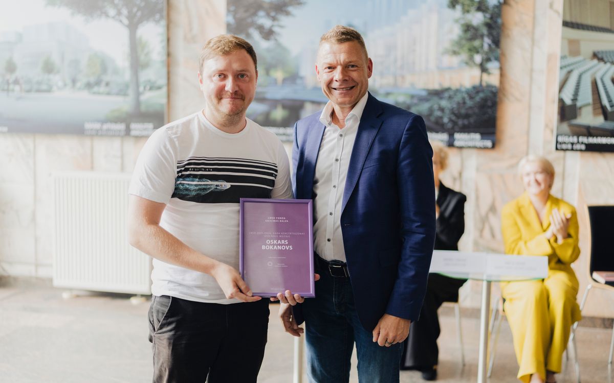 LNSO fonda Izcilības balvu saņem kontrabasists Oskars Bokanovs