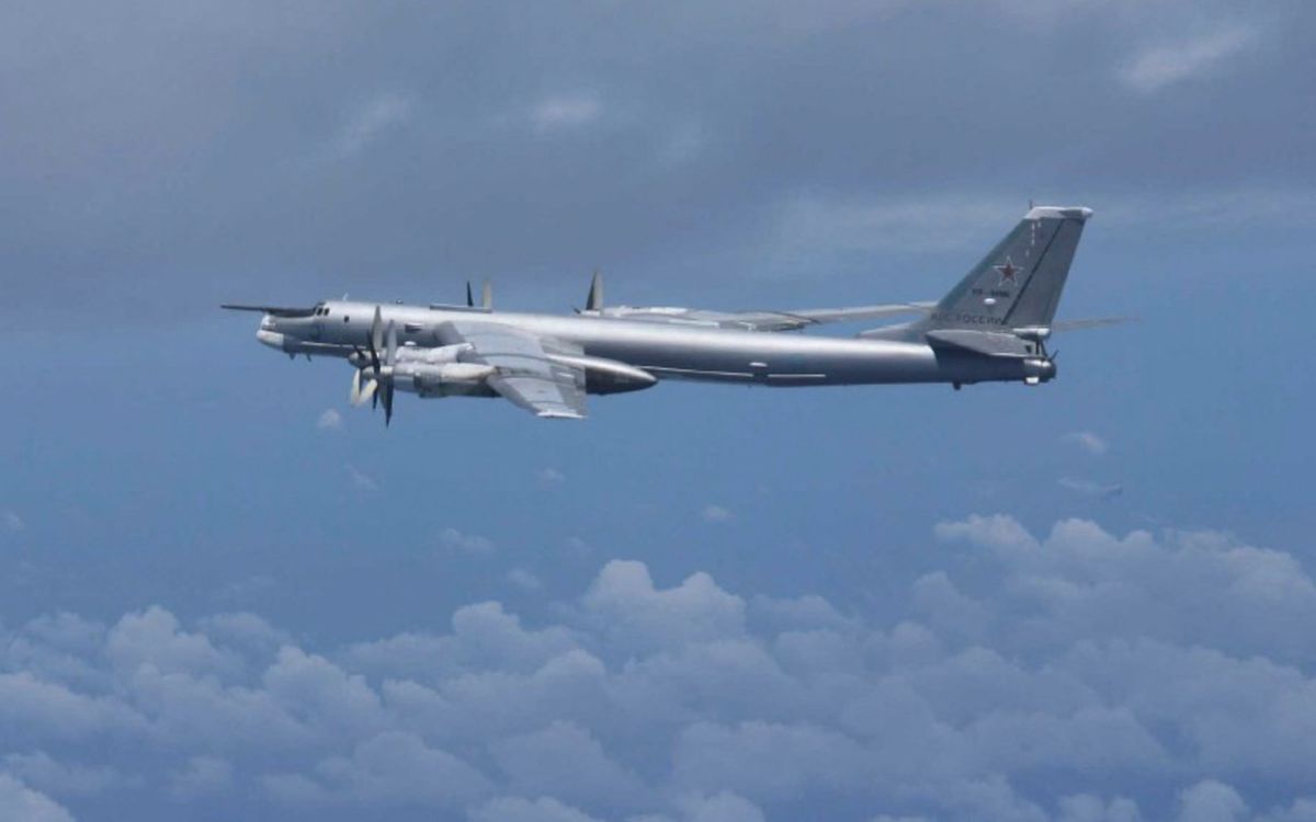 Krievijā avarējis bumbvedējs “Tu-95”