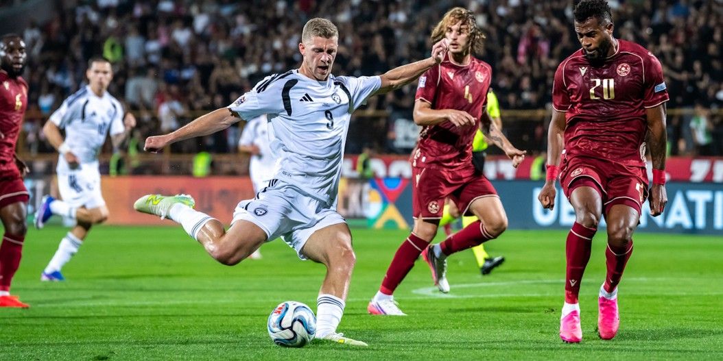 Latvijas futbolisti zaudē Armēnijai UEFA Nāciju līgas mačā