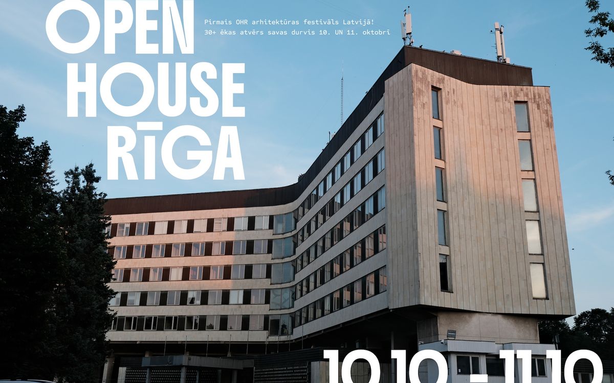 Rīga pievienojas starptautiskajam arhitektūras festivālam Open House