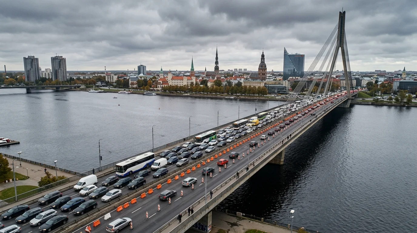 Nepieļaus satiksmes apturēšanu uz Vanšu tilta